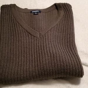 V neck vest sweater